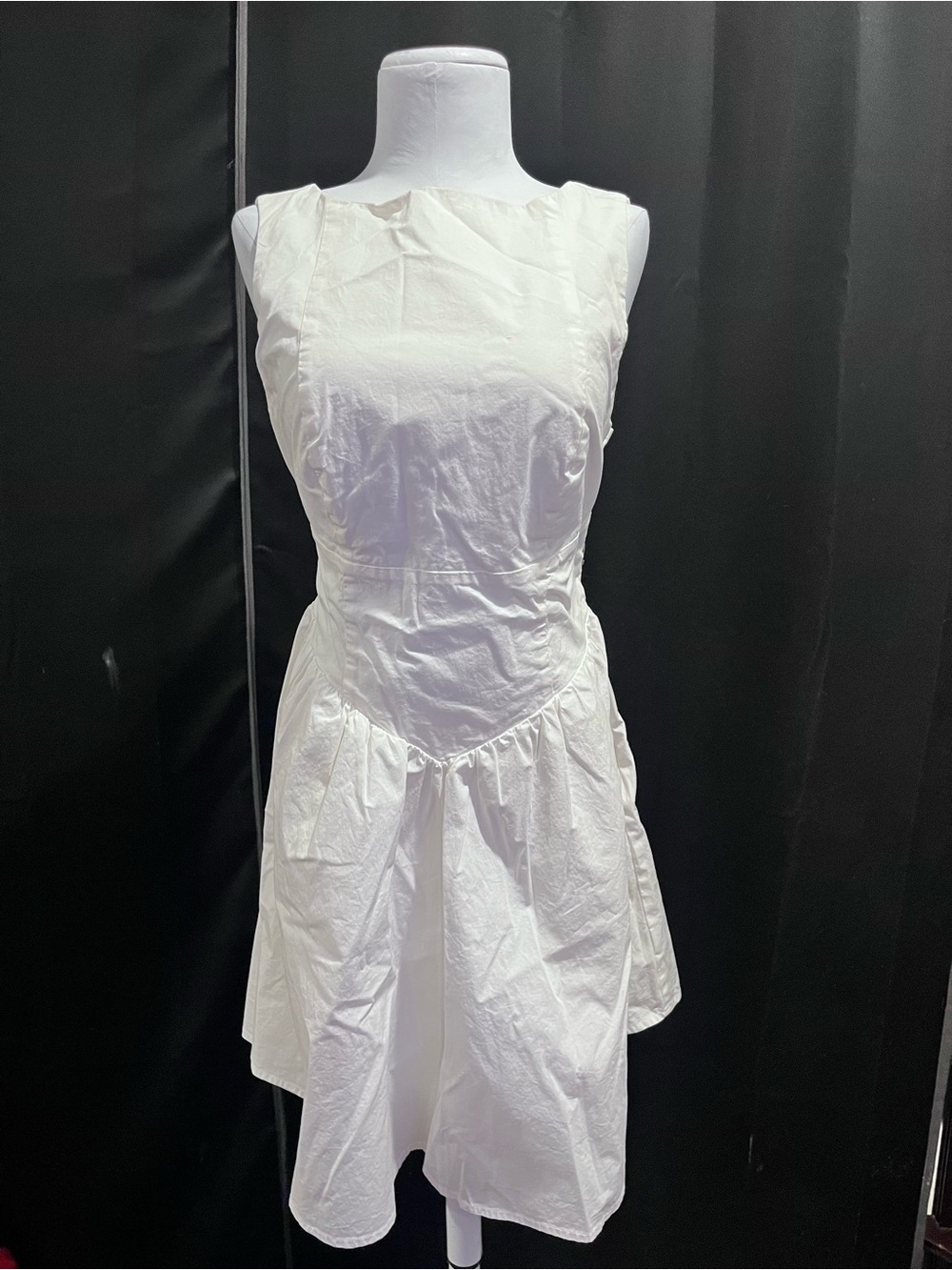 Wild Fable White Open Back Dress